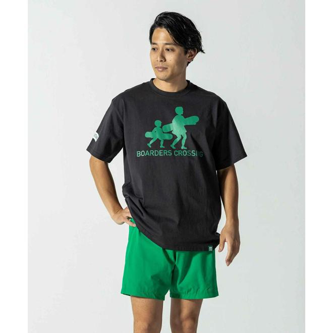 【クリックポスト】対応商品 inhabitant インハビタント Boarders Crossing T-shirts/サーファープリントTシャツ/ サーフィン/レジャー/スケートボード | inhabitant | 14