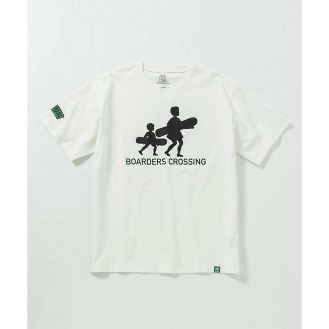 【クリックポスト】対応商品 inhabitant インハビタント Boarders Crossing T-shirts/サーファープリントTシャツ/ サーフィン/レジャー/スケートボード | inhabitant | 07