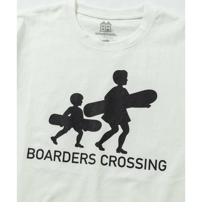 【クリックポスト】対応商品 inhabitant インハビタント Boarders Crossing T-shirts/サーファープリントTシャツ/ サーフィン/レジャー/スケートボード | inhabitant | 09