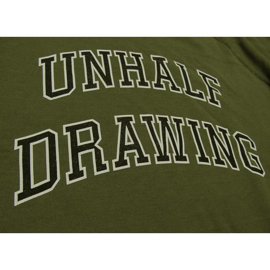 海千山千會 UNHALF DRAWING 【アンハーフ　ドローイング】 UNHALFDRAWING SWEAT HALF SLEEVE CALLEGE LOGO | バンザイペイント | 06