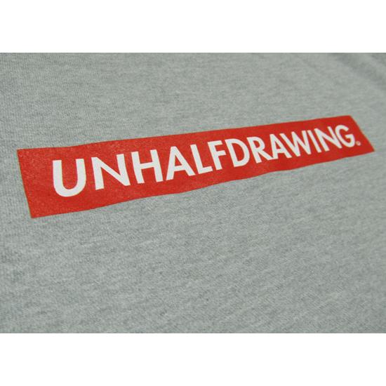 海千山千會 UNHALF DRAWING 【アンハーフ　ドローイング】 UNHALFDRAWING SWEAT HALF SLEEVE BOX LOGO | バンザイペイント | 02