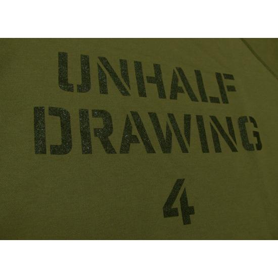 海千山千會 UNHALF DRAWING 【アンハーフ　ドローイング】 UNHALFDRAWING SWEAT HALF SLEEVE STENCIL LOGO｜footstep｜06