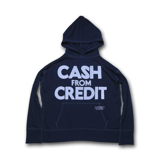 海千山千會 UNHALF DRAWING 【アンハーフ　ドローイング】 CASH FROM CREDIT HOODIE | バンザイペイント | 05