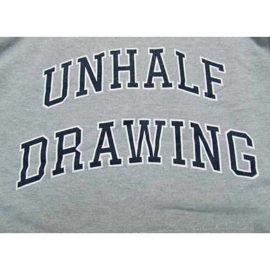 海千山千會 UNHALF DRAWING 【アンハーフ　ドローイング】 COLLEGE LOGO HOODIE | バンザイペイント | 14