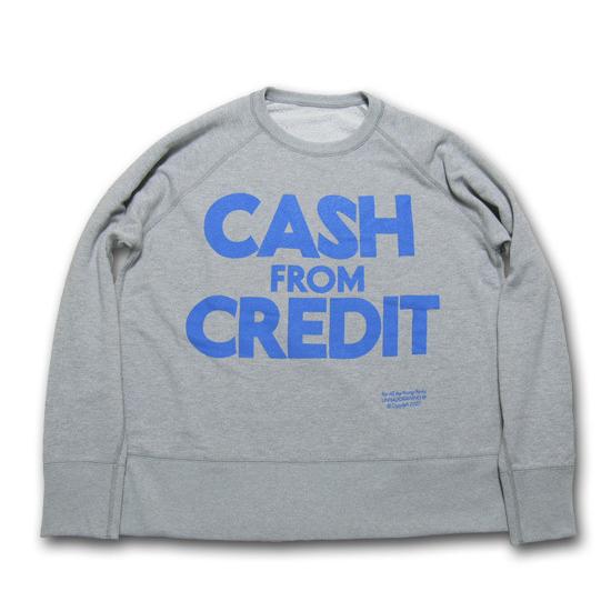 海千山千會 UNHALF DRAWING 【アンハーフ　ドローイング】 CASH FROM CREDIT SWEAT CREW | バンザイペイント | 06