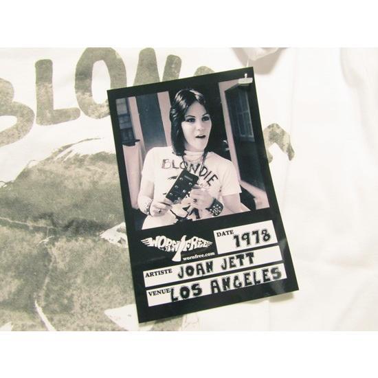 【クリックポスト】対応商品 WORNFREE (ウォーンフリー） JOAN JETT BLONDIE TEE | WORN FREE | 03