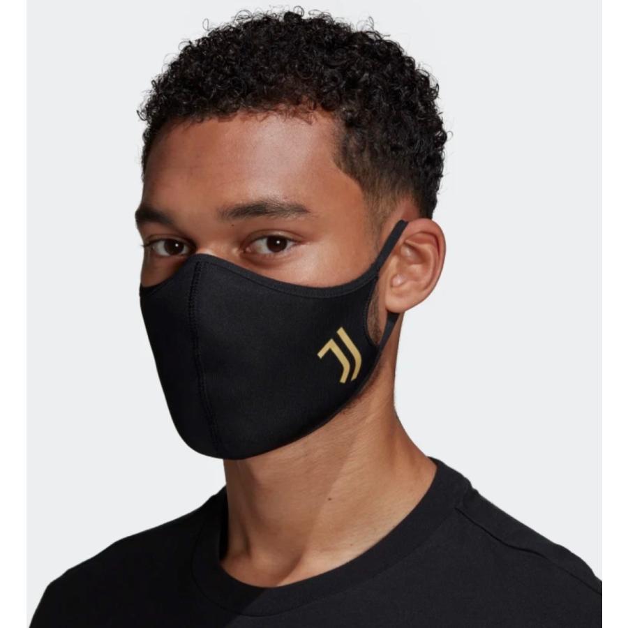 Adidas アディダス マスク フェイスカバー 3枚セット ブラック ユベントス Adidas Face Cover Black Juventus Foottower 通販 Yahoo ショッピング