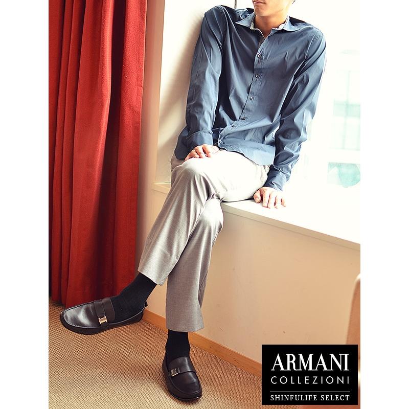 ARMANI COLLEZIONI アルマーニ ボタン シャツ 長袖 メンズ 定年 退職
