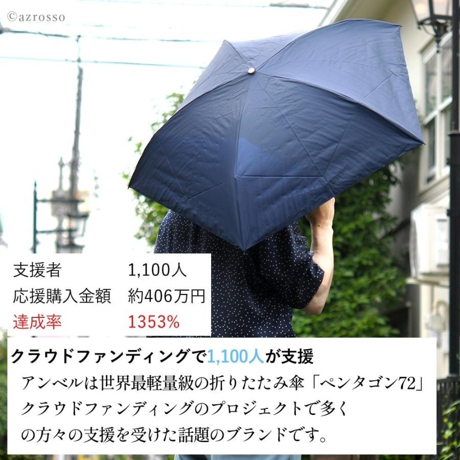 Amvel（アンベル） 折りたたみ傘 傘 メンズ 日傘 軽量 撥水 晴雨兼用