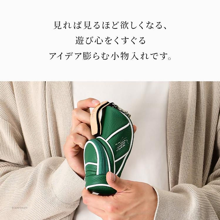 ゴルフボールケース 本革 ゴルフ コンペ 景品 メンズ レザーポーチ
