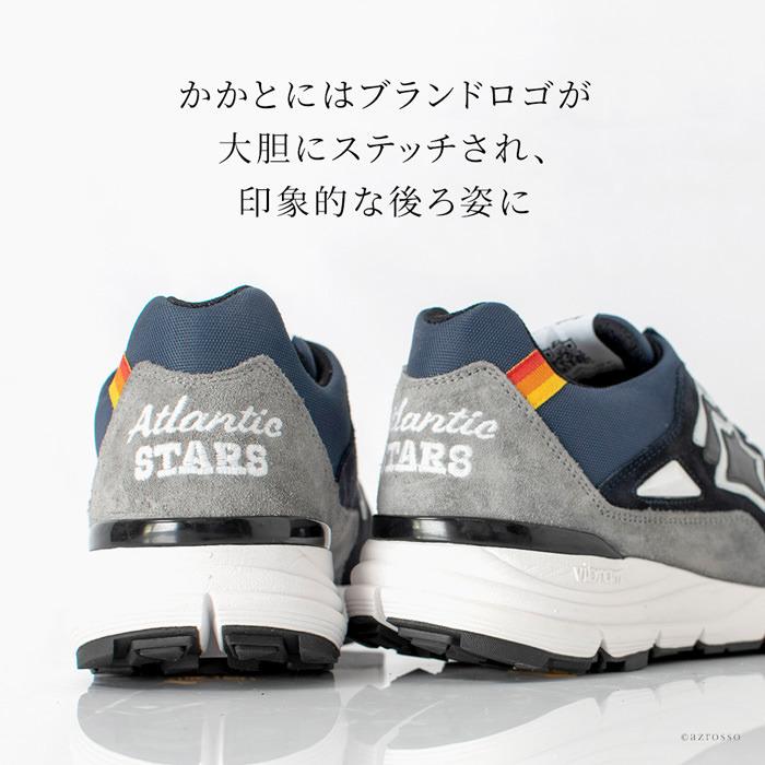 Atlantic STARS 30代 40代 50代 おしゃれ スニーカー ネイビー