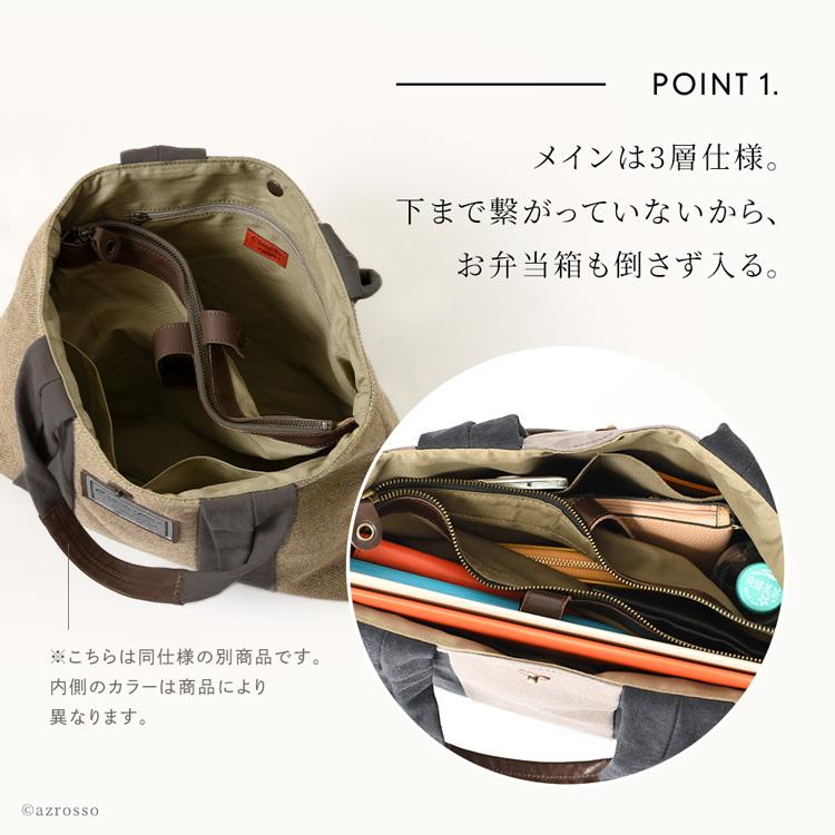 トートバッグ メンズ 誕生日 プレゼント 布 帆布 a4 日本製 軽量 肩掛け ブラック ネイビー イエロー レッド ブルー グレー カーキ コモドプラスト 大容量_10