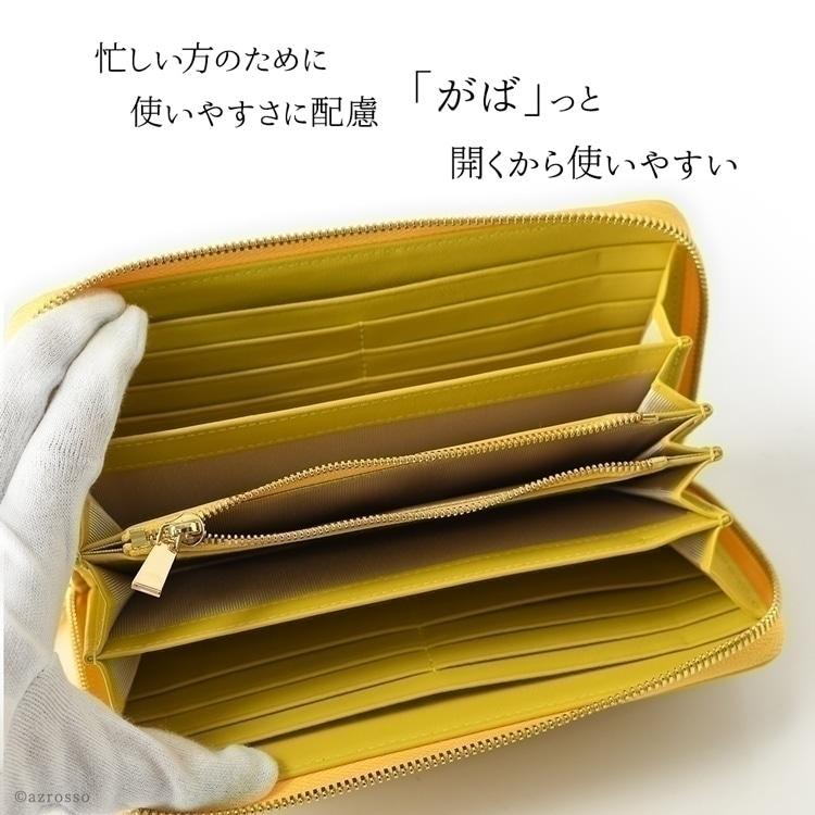 クロコダイル 長レザー財布 ブラック メンズ 本革 大容量
