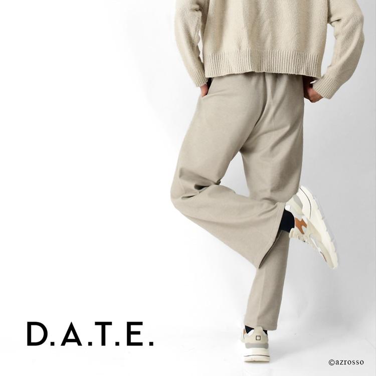 D.A.T.E. date スニーカー メンズ デイト 厚底スニーカー アイボリー