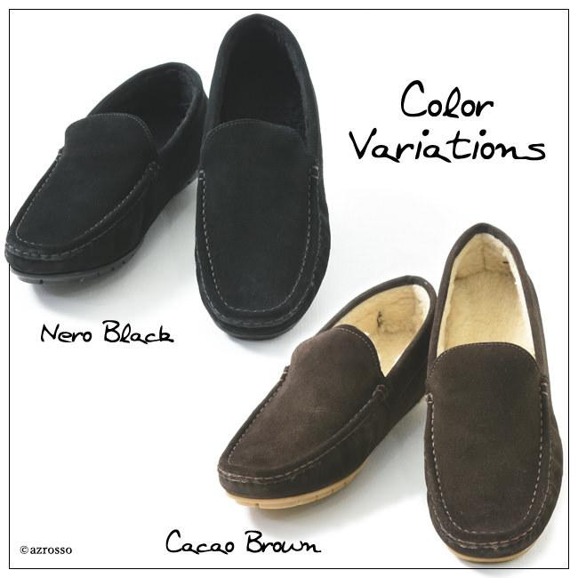 イタリア製 ローファー メンズ 定年 退職 スエード 本革 黒 ブラウン