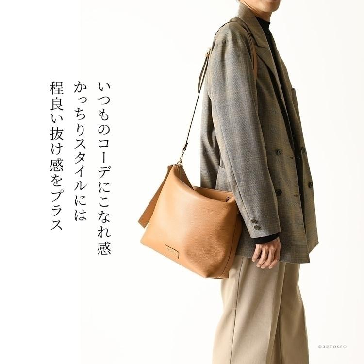 メンズ 誕生日 プレゼント 冬 ギフトショルダーバッグ 革 a4 50代 斜めがけ 30代 40代 ワンショルダー 太ベルト a4 ブラック キャメル ジャンニノターロ_6