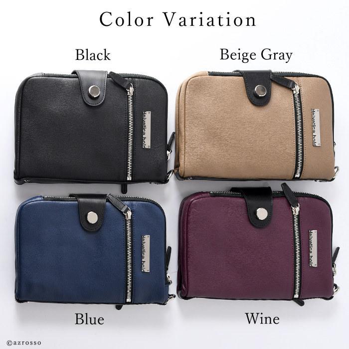 日本製 本革 ミニショルダーバッグ メンズ レザー ミニバッグ 斜めがけ