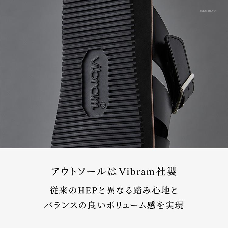 日本製 サンダル メンズ 本革 夏 グルカサンダル 歩きやすい HEP
