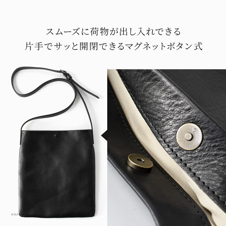 IKUTA KABAN 日本製 本革 ショルダーバッグ メンズ 50代 60代 薄マチ