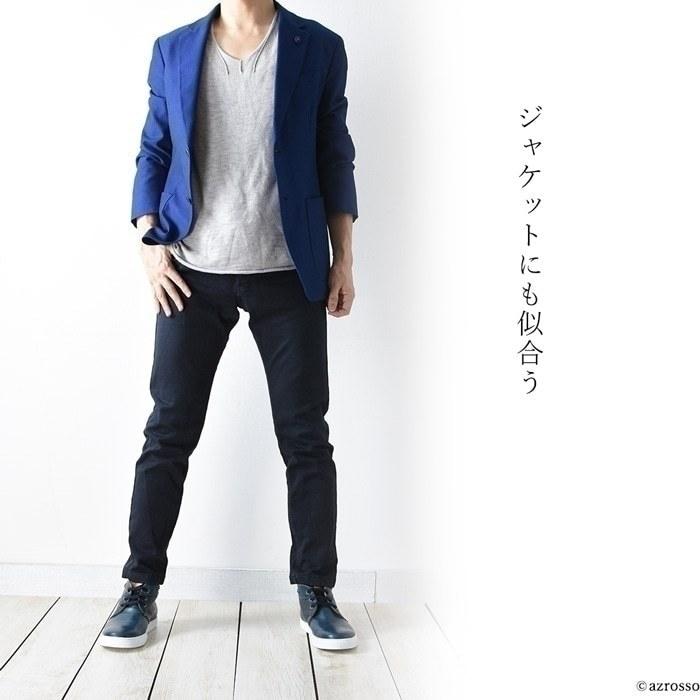 おしゃれ レザー スニーカー メンズ イタリア製 ブランド ハイカット