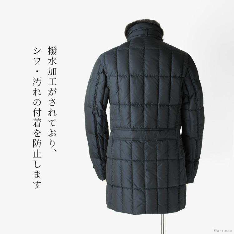 【ヤンマイエン】ムーレー ダウンジャケット　ロング 切替　2way　黒　40　L ヤンマイエン】ムーレー ダウンジャケット ロング 切替 2way 黒 40 L