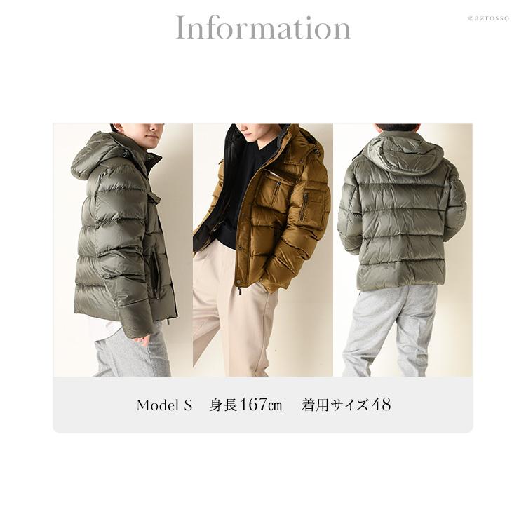 MOORER アウター メンズ ダウンジャケット フード付き 40代 30代