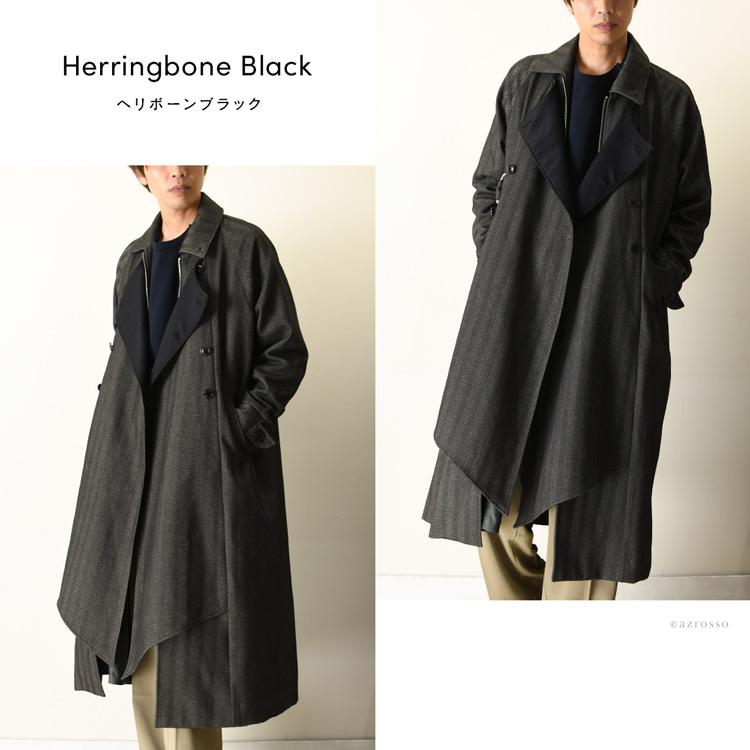 KOOI 23AW メンズコート LIMITED】ウール混チェスターコート