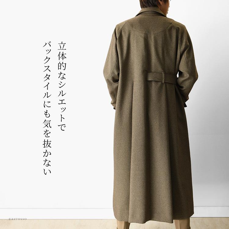 ダークブラウン ロングコート Mサイズ MAISON BREEZE 【谷まりあさん着用◎SWEET掲載品商品】【SETUP7