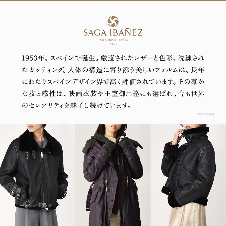 スペイン製 ムートン ジャケット メンズ 本革 冬 暖かい ショート 丈