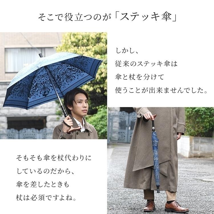 敬老の日 長寿 お祝い ステッキ 傘 仕込み杖 つえ傘 軽い 日本製 晴雨