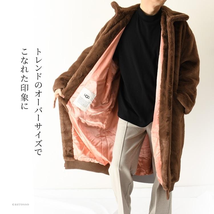 UGG（アグ） アウター コート メンズ 定年 退職 ロング フード付き
