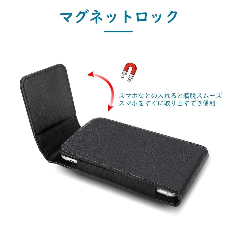携帯電話ポーチ Atic 携帯電話ホルスター ウエストポーチ スマホバッグ スマホポーチ
