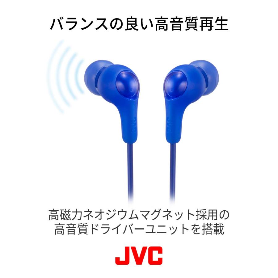 JVC HA-FX23BT ワイヤレスイヤホン グミホン/Bluetooth対応/リモコン・マイク付き/小型・軽量設計 ホワイト HA-FX23BT｜for-plan｜04