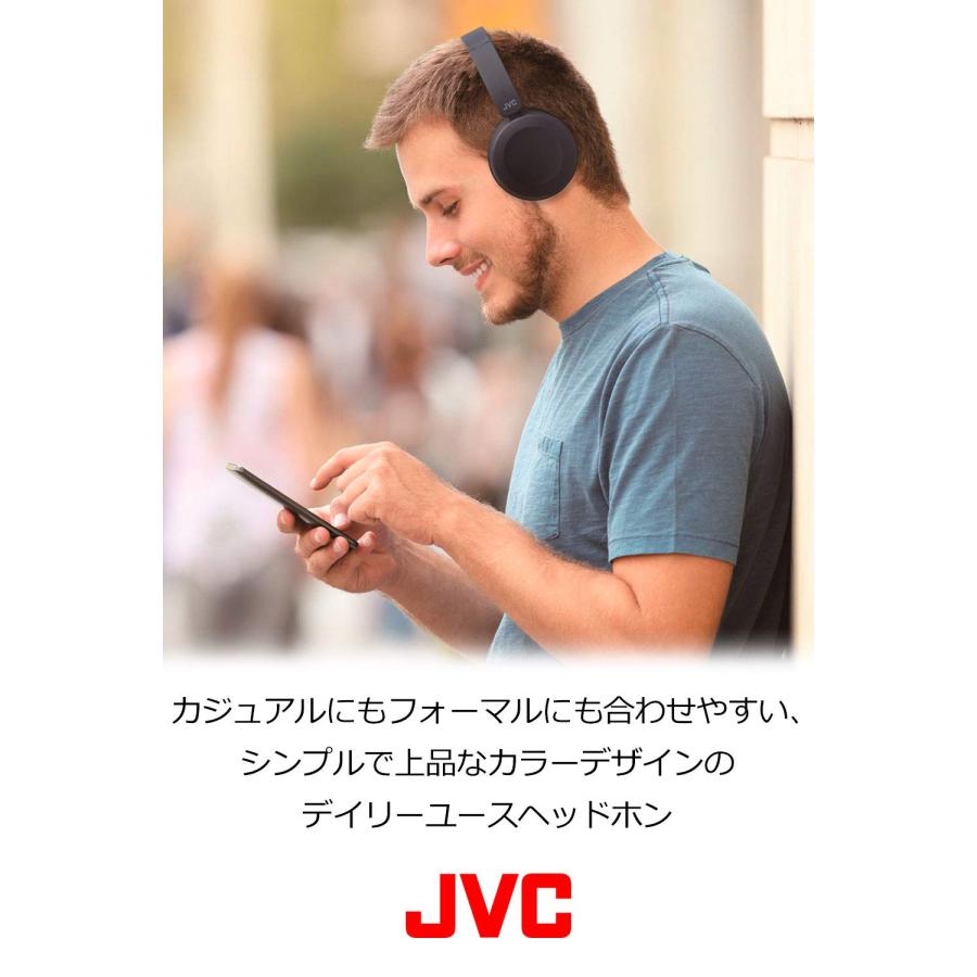 JVCケンウッド JVC HA-S48BT-B ワイヤレスヘッドホン Bluetooth対応/連続17時間再生/バスブースト機能搭載/ハンズフリー通｜for-plan｜02