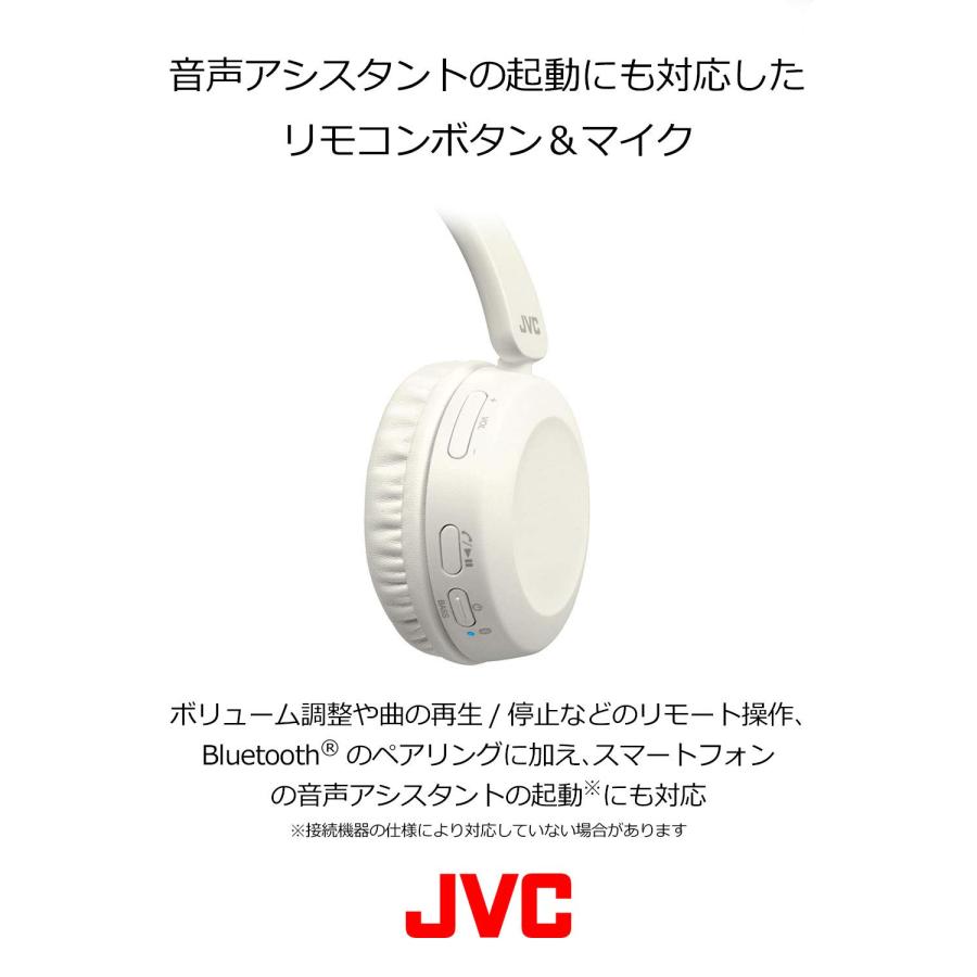 JVCケンウッド JVC HA-S48BT-B ワイヤレスヘッドホン Bluetooth対応/連続17時間再生/バスブースト機能搭載/ハンズフリー通｜for-plan｜04