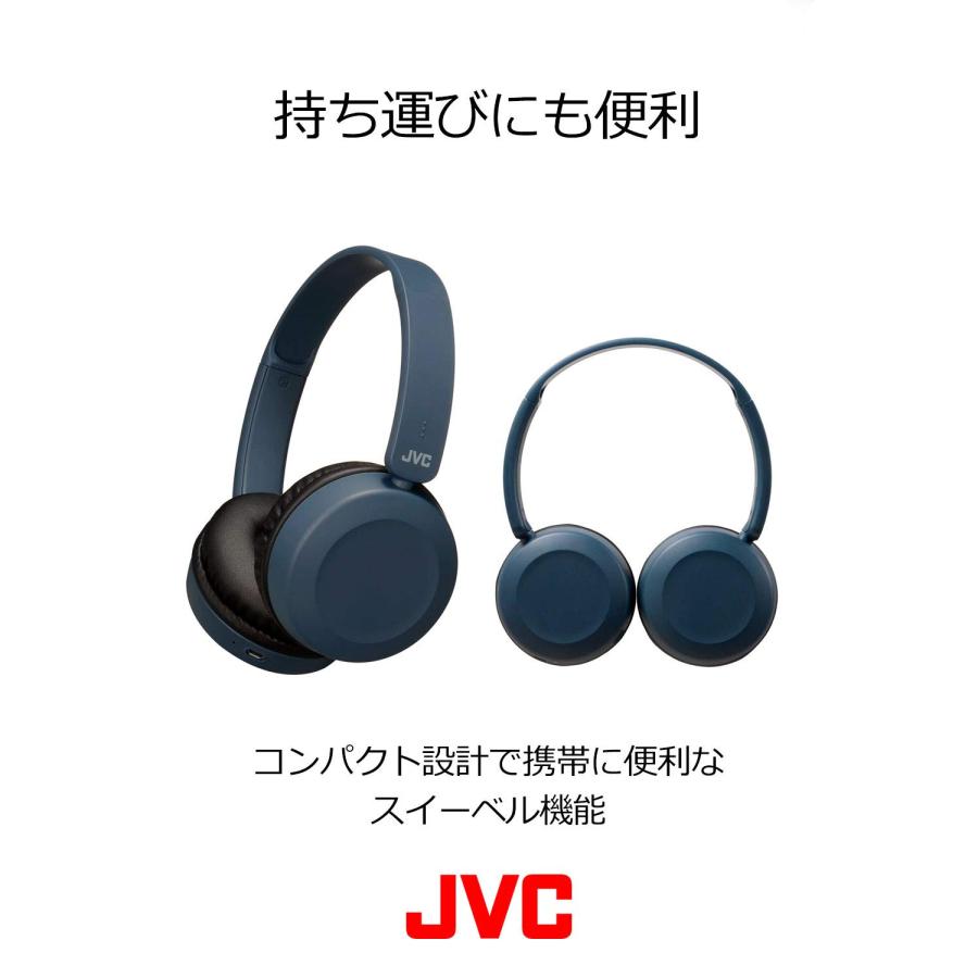 JVCケンウッド JVC HA-S48BT-A ワイヤレスヘッドホン Bluetooth対応/連続17時間再生/バスブースト機能搭載/ハンズフリー通｜for-plan｜04