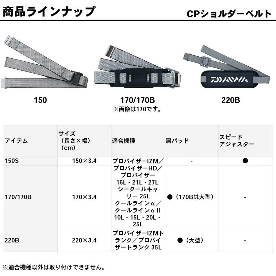 ダイワ(DAIWA) CP ショルダーベルト 220B 885119｜for-plan｜04