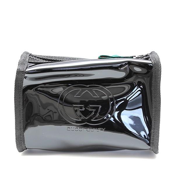グッチ ポーチ Gucci グッチ ギルティ コスメポーチ エナメル ノベルティ 化粧ポーチ ブラック 大サイズ 限定 Guc176 フォープレジャー 通販 Yahoo ショッピング