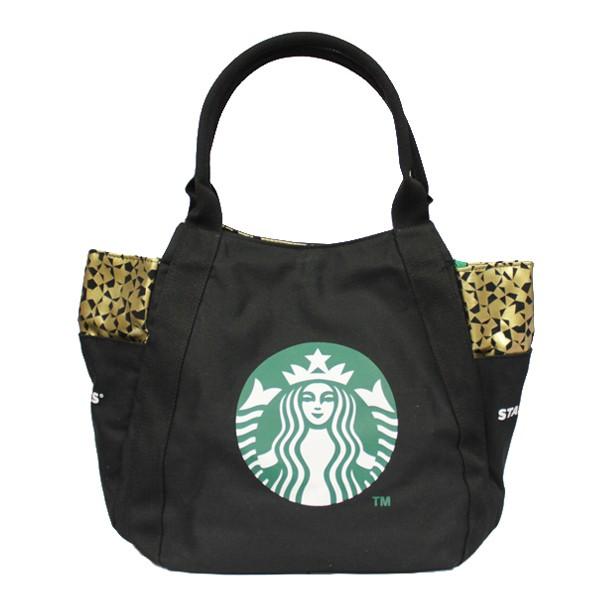 スターバックス バッグ STARBUCKS トートバッグ ノベルティ カジュアルバッグ セイレーン ブラック 限定｜for-pleasure