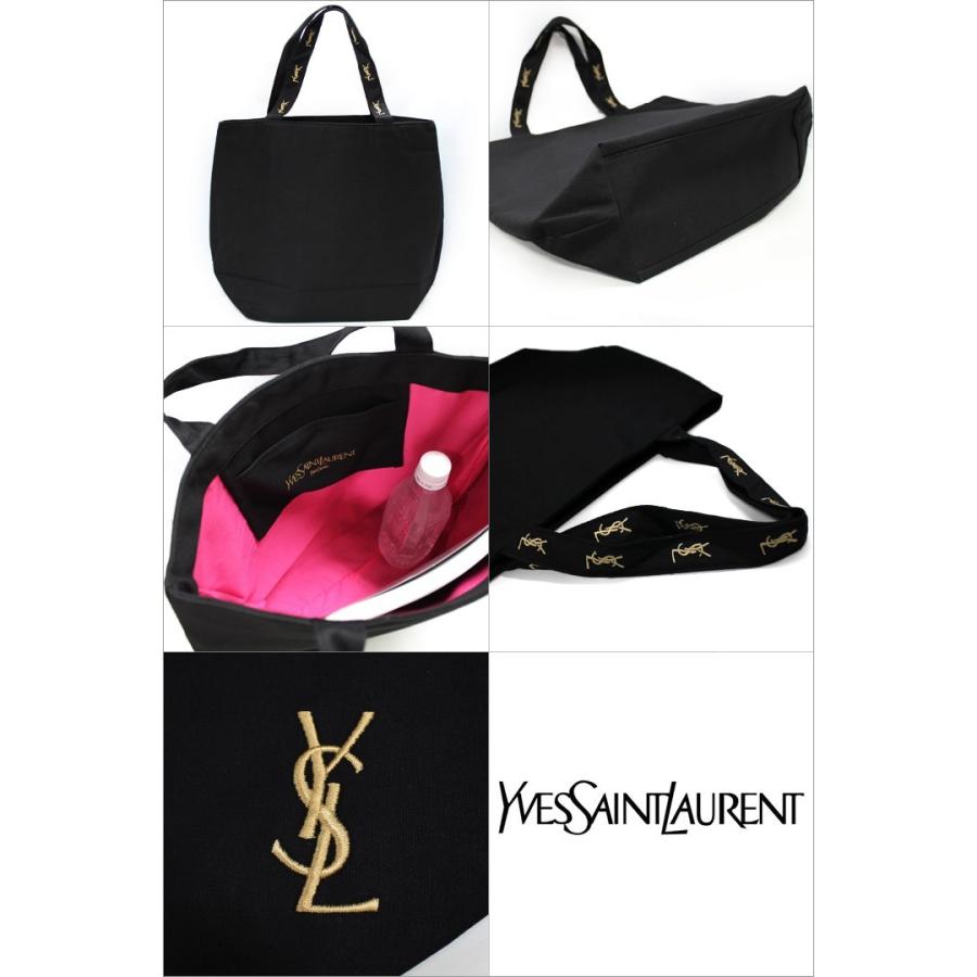 イヴサンローランノベルティ バッグ YVES SAINT LAURENT トートバッグ イブサンローラン 付録 ブラック 限定