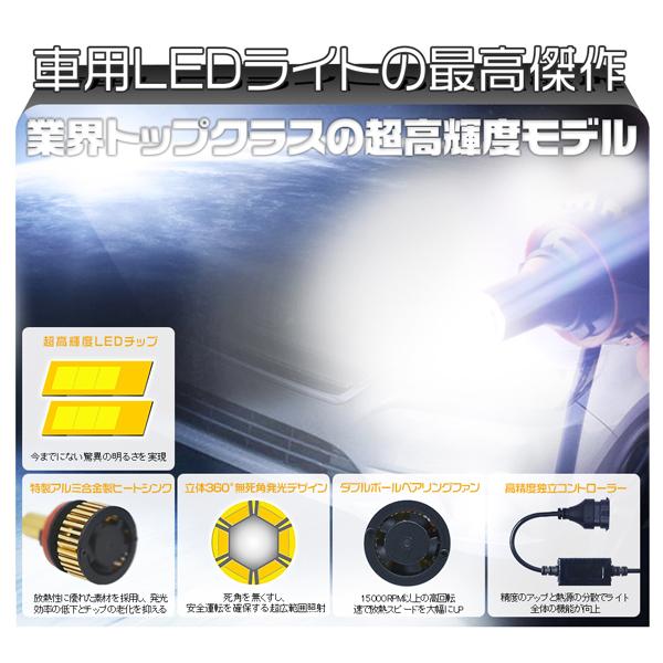 Hidより明るい 最強ledヘッドライト 二代目 360 無死角発光 フォグランプ H8 H11 Hb3 Hb4 H7 H3 H1 超高輝度 車検対応 送料無料 2個セット Kh Wersdf 未来技術研究所 通販 Yahoo ショッピング
