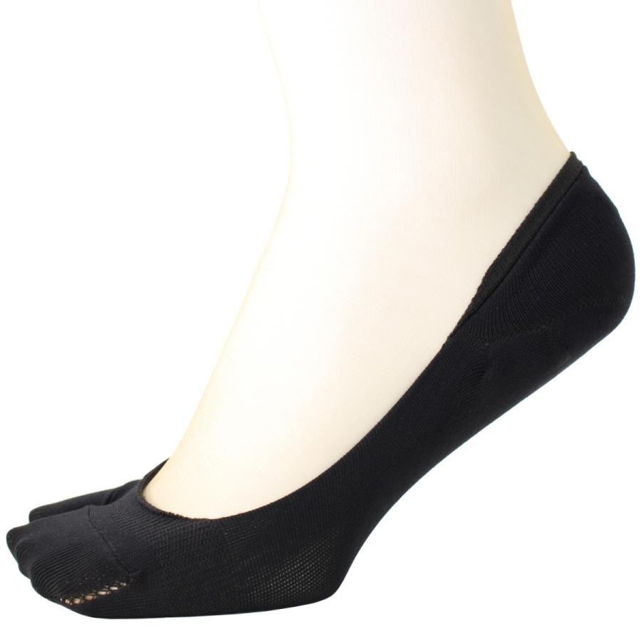〈2足組〉脱げない 足袋型フットカバー 浅履き かかと裏滑り止め付き 足底サポート |  | 03
