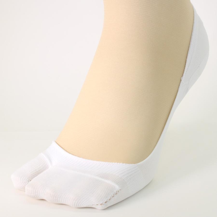 〈2足組〉脱げない 足袋型フットカバー 浅履き かかと裏滑り止め付き 足底サポート |  | 06