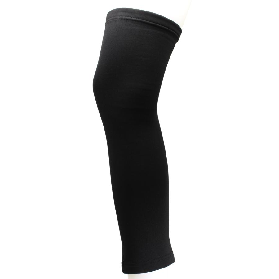 あったか裏起毛 レッグウォーマー 240デニール 45cm丈 フリーサイズ 裏シャギー ボア 毛布タッチ 黒 無地 男女兼用 |  | 02