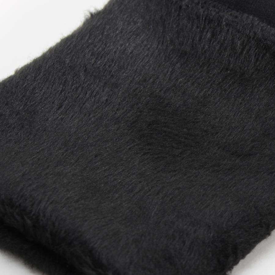 あったか裏起毛 レッグウォーマー 240デニール 45cm丈 フリーサイズ 裏シャギー ボア 毛布タッチ 黒 無地 男女兼用 |  | 04