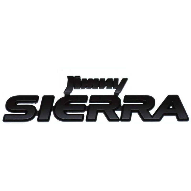 マットブラック ジムニーシエラ(JB74W) jimnySIERRAエンブレム リア用|foreign|02