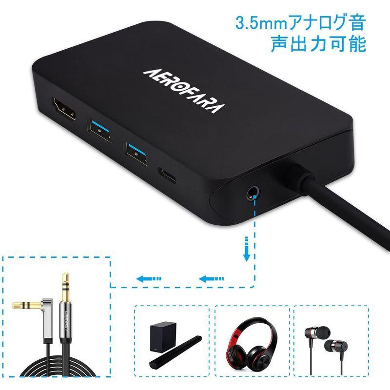 USB C ハブ usb 変換アダプター HDMIとVGA同時表示 type c hub USB C ハブ SD＆Micro SDカードリー USB ハブ usb 変換アダプター HDMIとVGA同時表示 type hub SD＆Micro SDカードリー Type