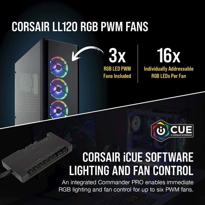 Corsair Obsidian 500D RGB SE ミドルタワー型PCケース RGBファン搭載モデル CS7305 CC-901113 Obsidian 500D RGB SE ミドルタワー型PCケース RGBファン搭載モデル CS7305 CC