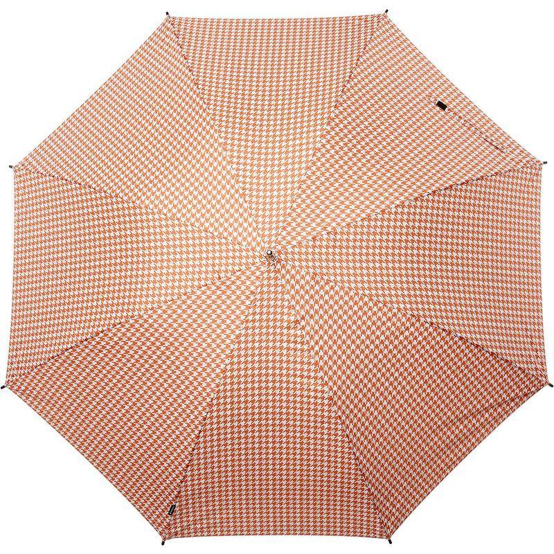 キャスコ(Kasco) ゴルフ傘 Kasco 千鳥柄晴雨兼用ワンタッチ日傘 SBU-028 ホワイト/オレンジ 重量:300g Kasco 重量 300g ゴルフ傘 千鳥柄晴雨兼用ワンタッチ日傘 SBU ホワイト/オレンジ サイズ