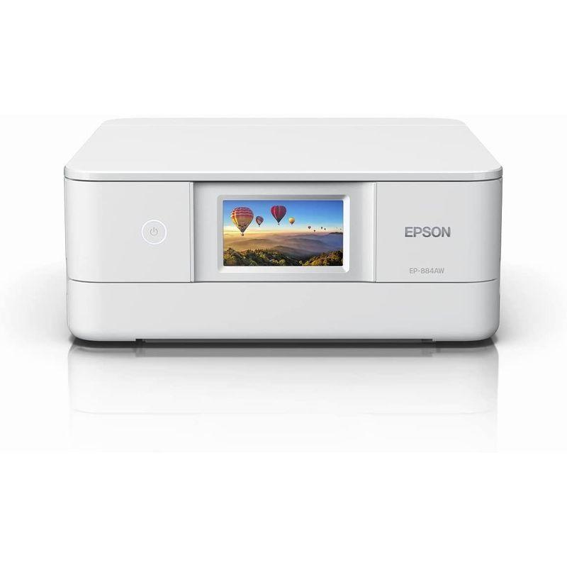 エプソン プリンター A4インクジェット複合機 カラリオ EP-884AW ホワイト(白) プリンター A4インクジェット複合機 カラリオ EP 884AW ホワイト